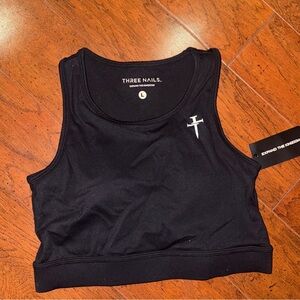 Workout top with built in bra